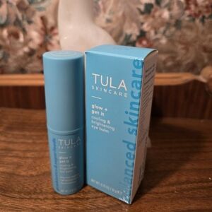 TULA Skincare Glow + Get It Cooling & Brightening Eye Balm NEW